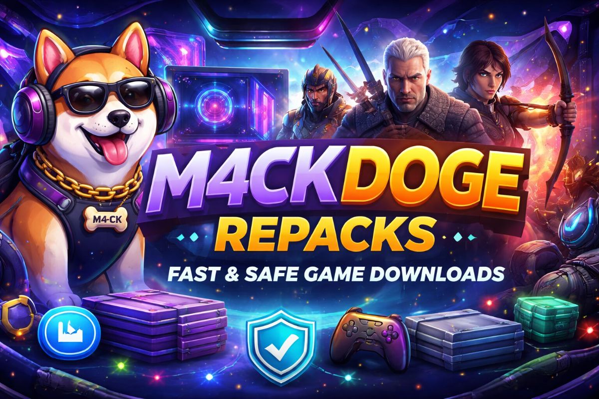 m4ckd0ge game library banner with featured PC titles